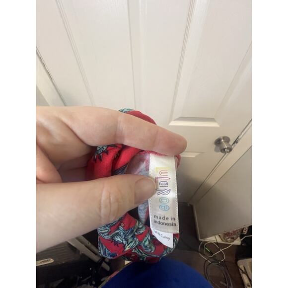 LuLaRoe Women's Tall and Curvy Leggings Size 16 Statue Of Liberty Themed - Picture 4 of 9